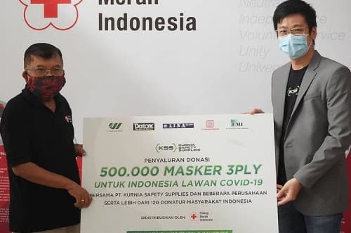 KSS Koordinasikan Donasi 500 Ribu Masker Untuk Indonesia