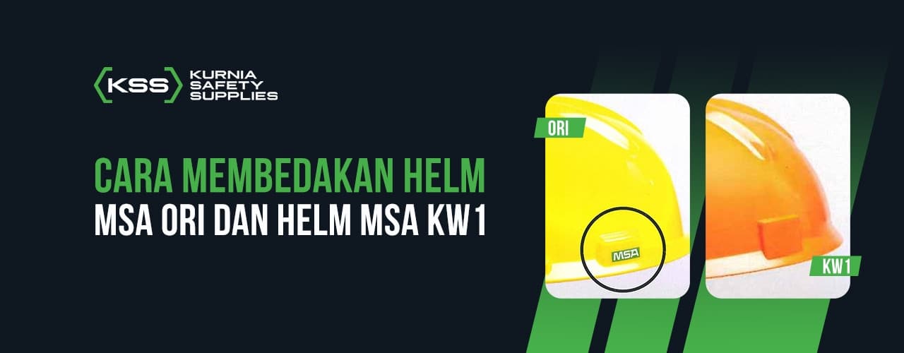 Cara Membedakan Helm MSA Ori dan Helm MSA KW 1