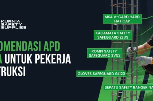5 Rekomendasi APD Utama Untuk Pekerja Konstruksi