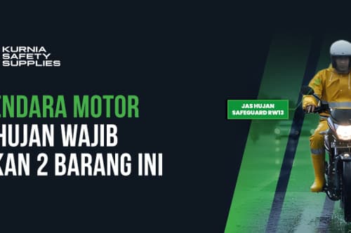Berkendara Motor Saat Hujan Wajib Gunakan 2 Barang Ini!