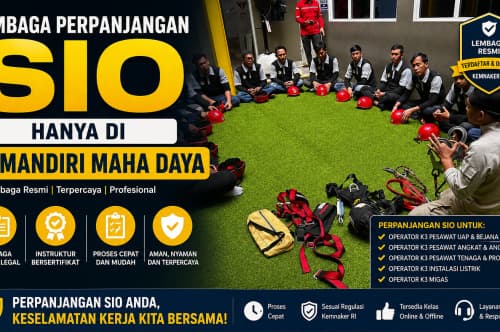 Lembaga Perpanjangan SIO Hanya Di PT Mandiri Maha Daya