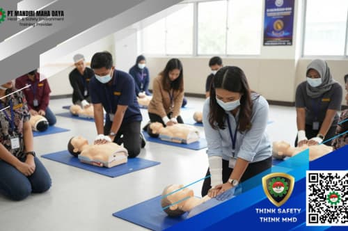 Pelatihan Petugas P3K Menjadi Handal Di PT Mandiri Maha Daya