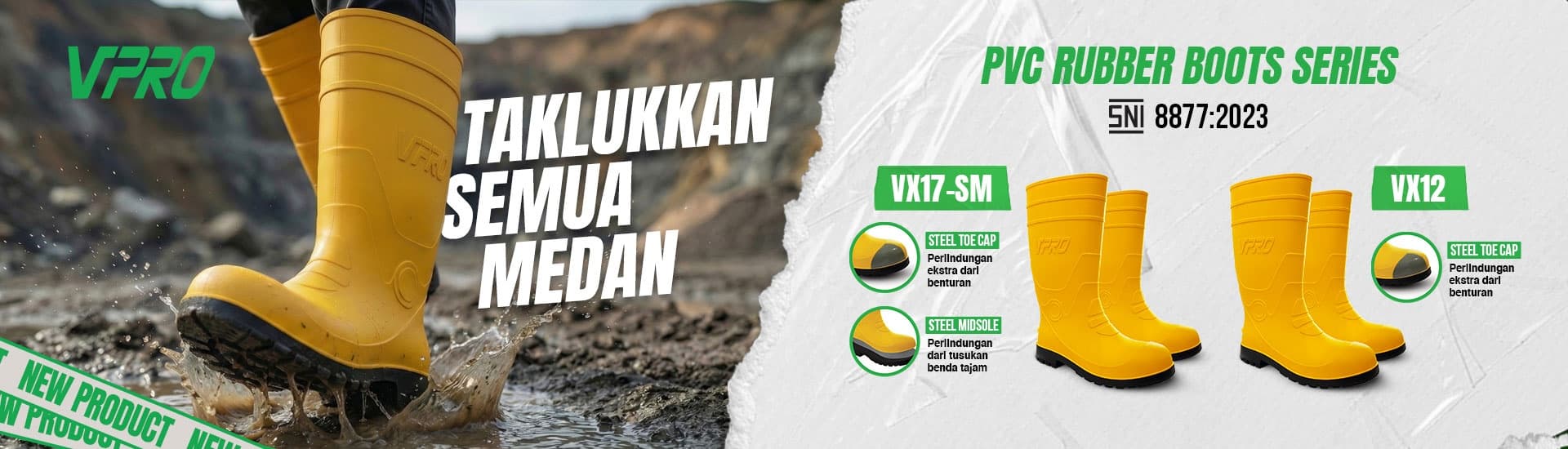 VPRO PVC Boots VX12 & VX17-SM 