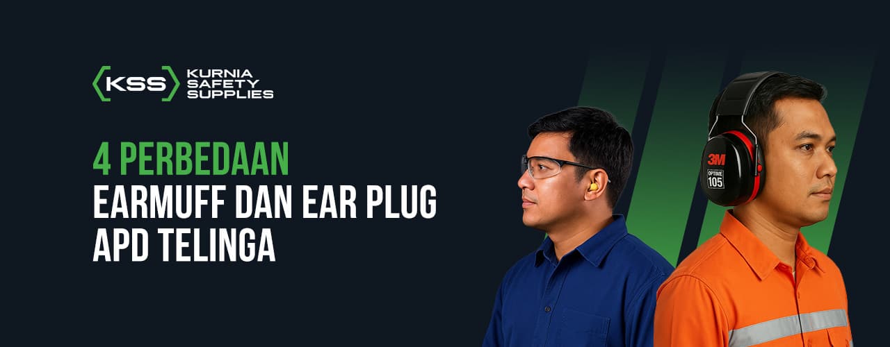 4 Perbedaan Earmuff Dan Ear Plug APD Telinga