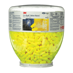 3M E-A-Rsoft Yellow Neons One Touch Refill Earplugs 391-1004