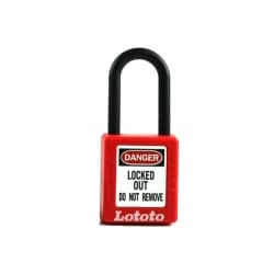 LOTOTO L406RED Safety Padlock (Full Nylon)