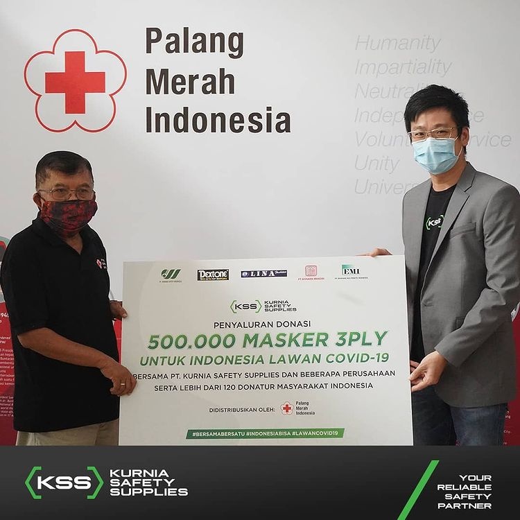 KSS Koordinasikan Donasi 500 Ribu Masker Untuk Indonesia