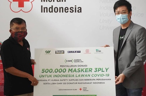 KSS Koordinasikan Donasi 500 Ribu Masker Untuk Indonesia