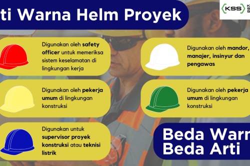 Apa Arti Warna Helm Proyek di Indonesia?