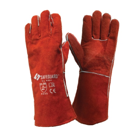 MIG Welding Gloves Red 