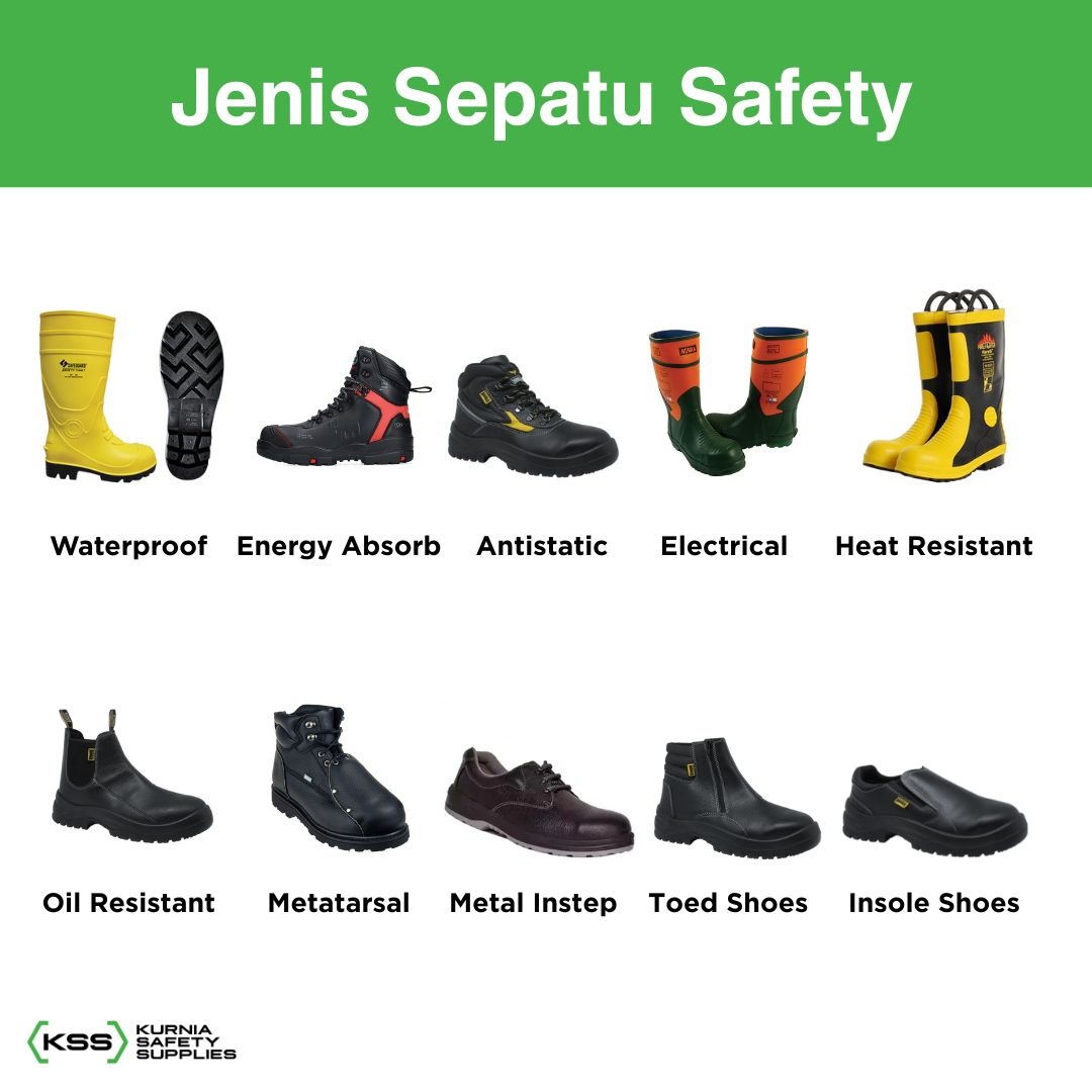 Jenis Jenis Sepatu Safety 