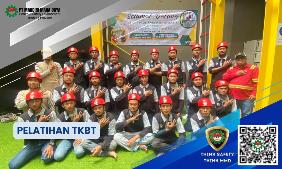 Pelatihan TKBT di PT Mandiri Maha Daya