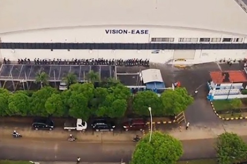 Instalasi Vertical Lifeline System PT Vision Ease Asia